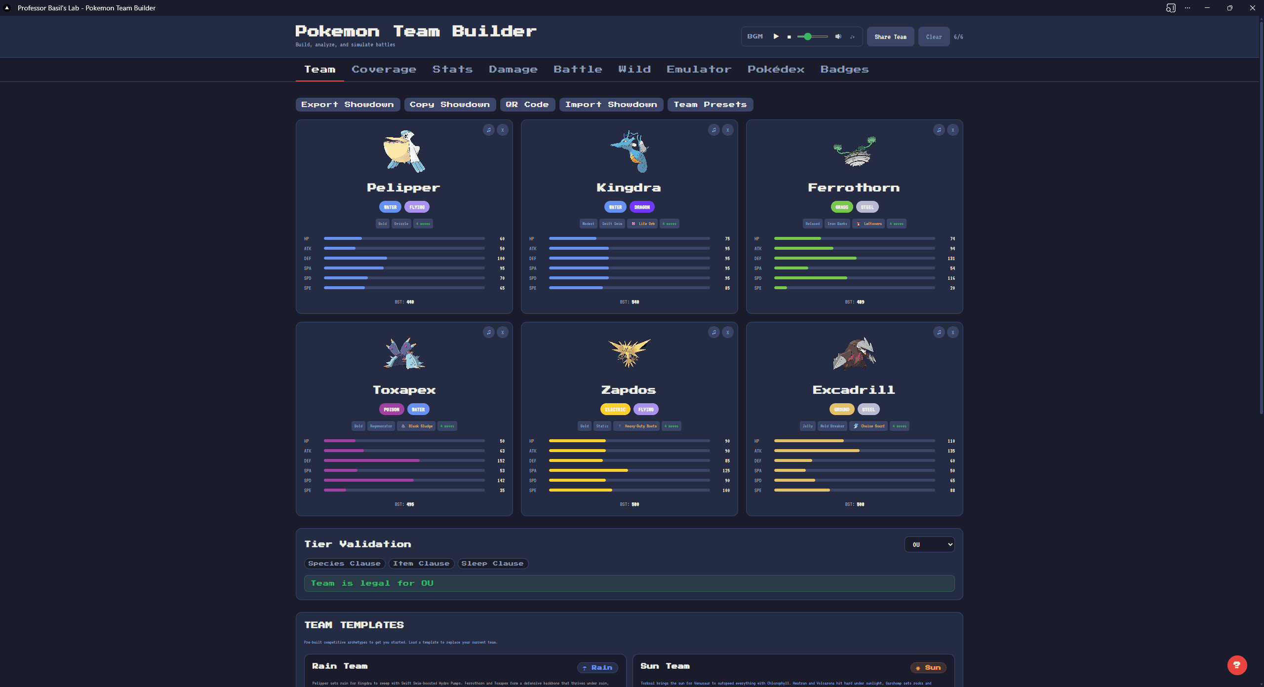 Professor Basil's Lab